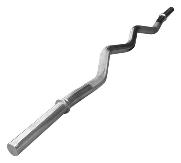 EZ Curl Langhantelstange aus Metall für gezieltes Arm- und Oberkörpertraining