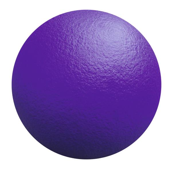 Lila Softball mit strukturierter glänzender Oberfläche.