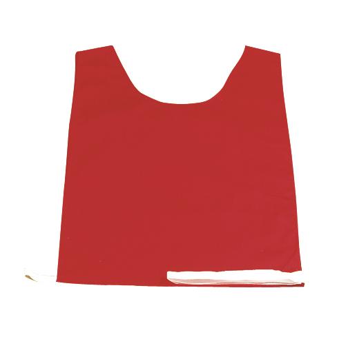 Rotes Warnweste ohne Aufdruck, einfache Schutzkleidung für Sichtbarkeit und Sicherheit.