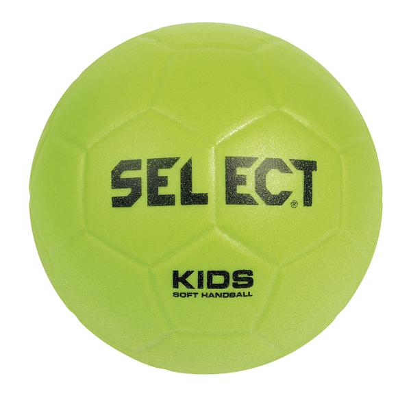 Grüner Soft-Handball für Kinder der Marke Select, ideal für Handballtraining.