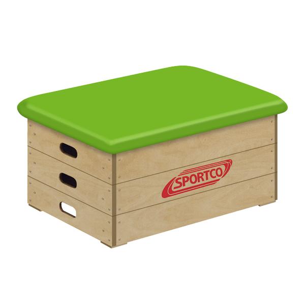 Sportco Sprungkasten BASIC GREEN, 3-teilig