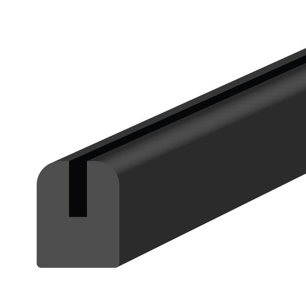 Sportco Zielbrett Kantenschutz aus schwarzem PE-Schaum.