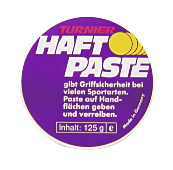 Turnier Haftpaste 125g für besseren Griff bei Sportarten, Made in Germany, lila Dose