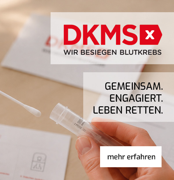 DKMS-Testkit und DKMS-Logo