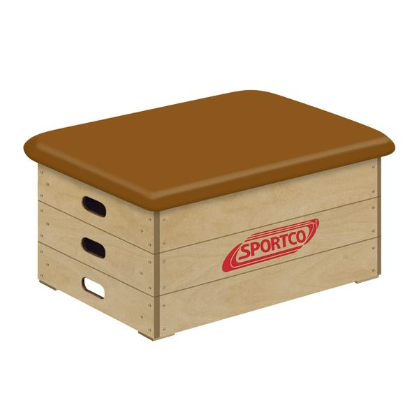 Sportco Sprungkasten BASIC BROWN, 3-teilig