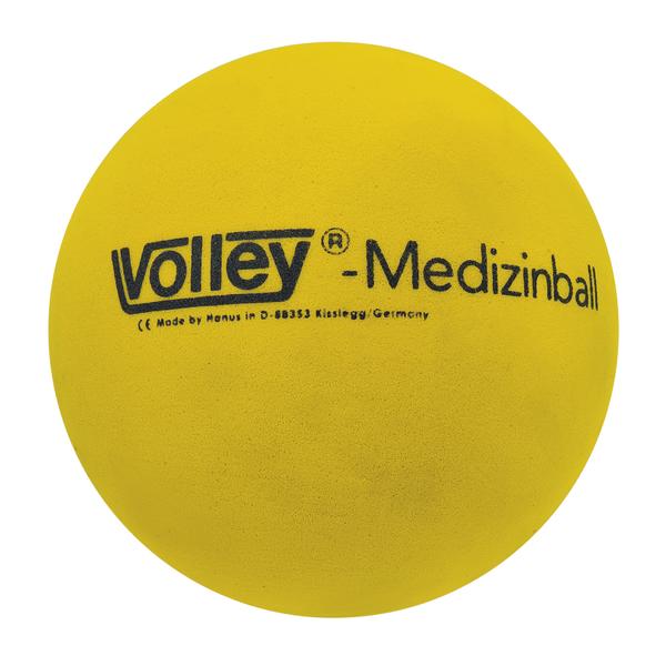 Gelber Volley Medizinball.