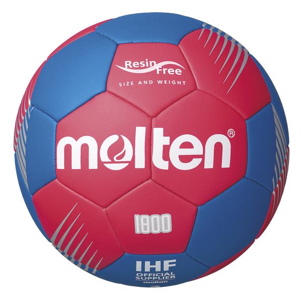 Handball Molten IHF offizieller Spielball rot-blau, resinfrei, Größe 3, Modell 1800