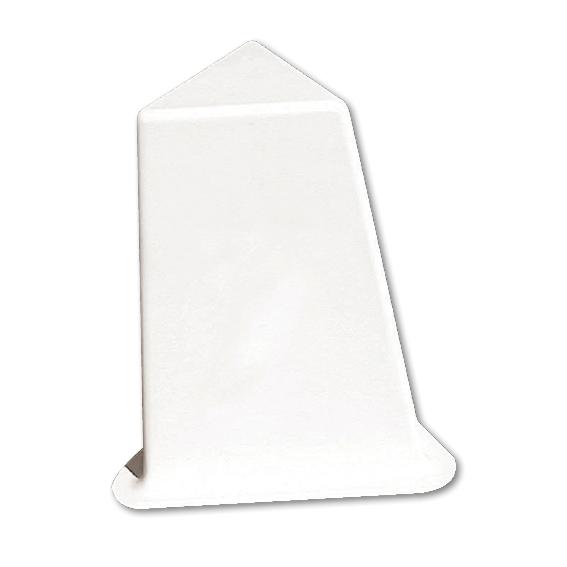 Weißer Markierkasten, isolierend und schützend.