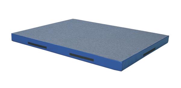 Sportco Niedersprungmatte, Größe 200 x 100 x 8 cm, blau