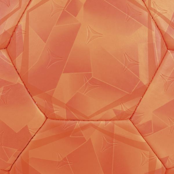 Oranger SELECT Tucana Handball mit geometrischem Ton-in-Ton-Muster Detailansicht Balldesign