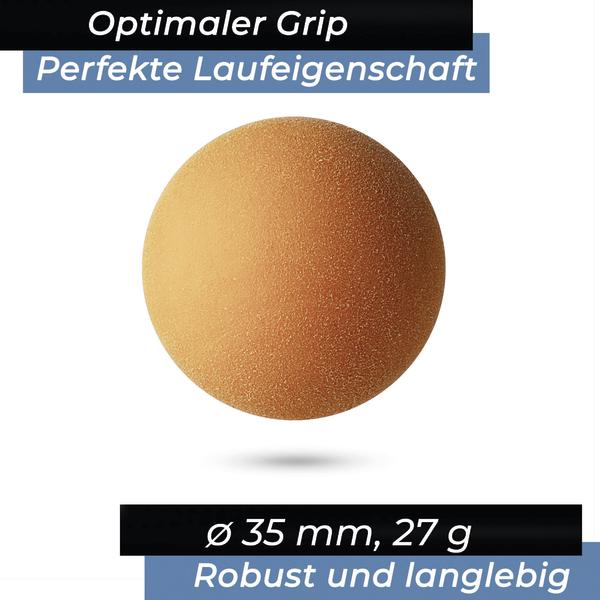 Oranger Bomber Kickerball von Bandtio mit strukturierter Oberfläche