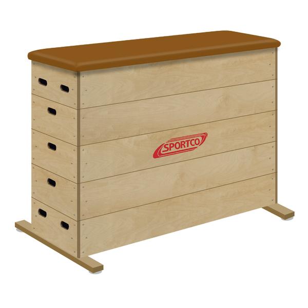 Sportco Sprungkasten BASIC BROWN, 5-teilig