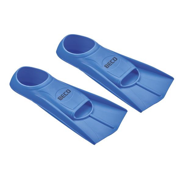 Blaue Schwimmflossen von BECO für Schwimmtraining und Wassersport.