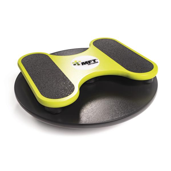 Balance-Board mit rutschfesten Flächen und drehbarer Basis für Fitness und Gleichgewichtstraining.