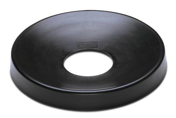Schwarze Togu Sitzball-Schale für Gymnastikbälle.