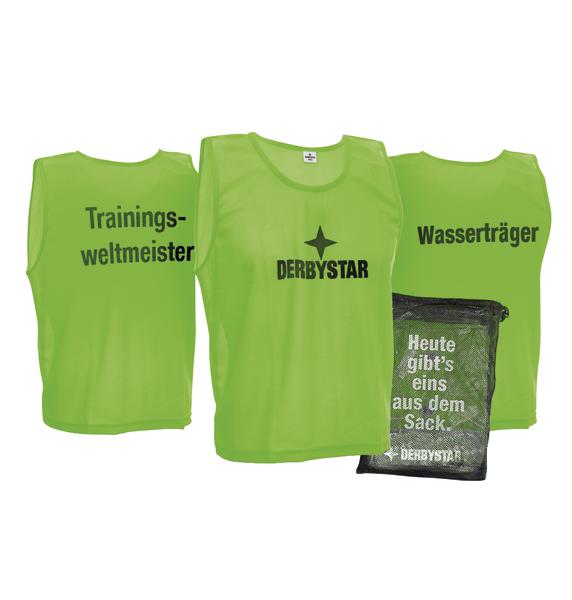 Derbystar Markierungshemden SPRÜCHE, Modell MAXI, grün