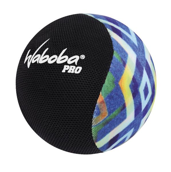 Waboba Pro Ball mit schwarzer und bunt gemusterter Oberfläche.