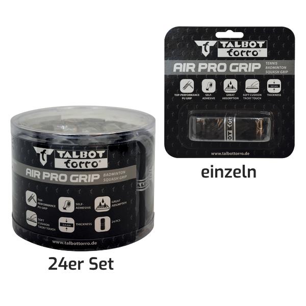 Talbot Torro Air Pro Grip 24er Set für Badminton und Squash, selbstklebend und saugfähig.