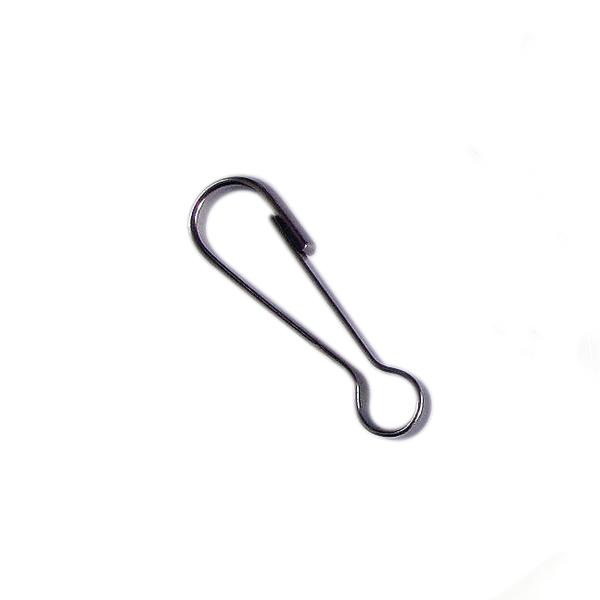 metallischer Simplexhaken, vernickelt 60 mm.