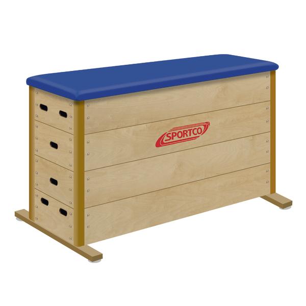 Sportco Sprungkasten STABIL BLUE, 4-teilig