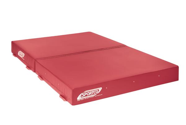 Sportco Weichboden-System-Matte, Größe 150 x 200 x 25 cm, rot