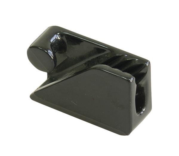 Schwarzer Spannelement für Netze aus Kuststoff.