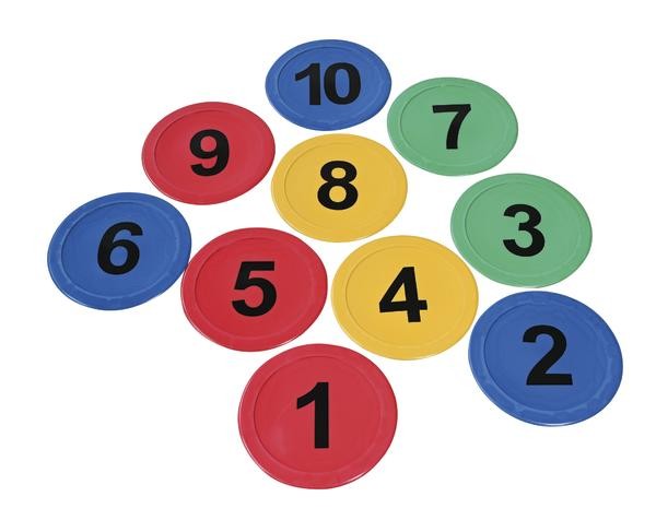 Bodenmarkierungsscheiben ZAHLEN